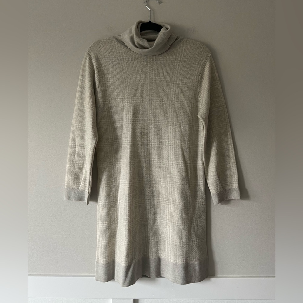 Peter Millar 100% Merino Wool Cowl Neck Sweater Dress – Size Large